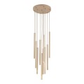 FERRO SABIA CHAMPAGNE LAMPA WISZĄCA 10XG9 KOŁO 11494 TK Lighting