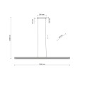 VIGA WOOD LED SOSNA SZCZOTKOWANA POSTARZANA LAMPA WISZĄCA 11652 TK Lighting