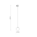 TRACER TRÓJOBWODOWY BLACK WHITE GLASS 1XG9 11660 TK Lighting