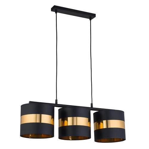Lampa wisząca PARIS gwint E27 moc 15W styl nowoczesny klosz abażur | czarny 4380 TK Lighting