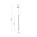TRACER TRÓJOBWODOWY FERRO NEW BROWN 1XG9 (+ ŻARÓWKA G_9) 750 11679 TK Lighting