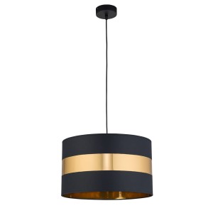 Lampa wisząca PARIS gwint E27 moc 15W styl nowoczesny klosz abażur | czarny 4383 TK Lighting