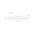 VIGA WOOD LED SOSNA SZCZOTKOWANA ORZECH KINKIET 11690 TK Lighting