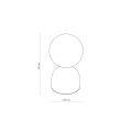 MIKI SABIA BIG LAMPKA NOCNA 1XE27 11498 TK Lighting