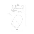 TRACER TRÓJOBWODOWY WHITE 1 GU10 6057 TK Lighting