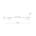 IMELO OLIVE LAMPA SUFITOWA 4XG9 11478 TK Lighting