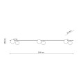 IMELO OLIVE LAMPA SUFITOWA 6XG9 11480 TK Lighting