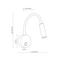 LAGOS OLIVE KINKIET 1XG9 11450 TK Lighting