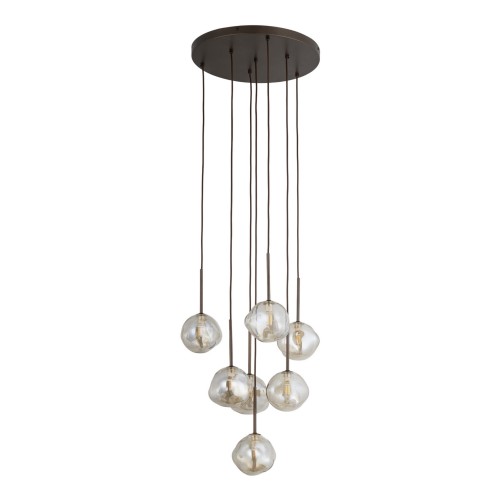 LAVA BROWN LAMPA WISZĄCA 7XG9 11328 TK Lighting
