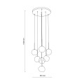 LAVA BROWN LAMPA WISZĄCA 7XG9 11328 TK Lighting