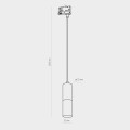 TRACER TRÓJOBWODOWY BLACK SILVER 1 6065 TK Lighting