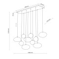NEBIA NEW BROWN LAMPA WISZĄCA 10XG9 11793 TK Lighting
