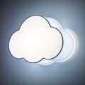 Plafon niebieska chmurka do pokoju dziecka CLOUD MINI 6074 TK Lighting