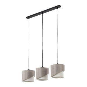 ELBRUS LINEN LAMPA WISZĄCA LISTWA 3XE27 10868 TK Lighting