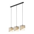 ELBRUS LINEN LAMPA WISZĄCA LISTWA 3XE27 10868 TK Lighting