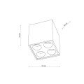 Lampa sufitowa ARCO WHITE 8W 18148 TK Lighting