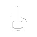 VELLUM LAMPA WISZĄCA 1XE27  380 11211 TK Lighting