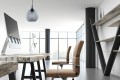 Lampa wisząca ze szklanym kloszem kulą nad stół CUBUS 6080 TK Lighting