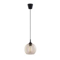 Lampa wisząca szklany klosz CUBUS BURSZTYN 6082 TK Lighting