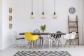 Lampa wisząca szklany klosz CUBUS BURSZTYN 6082 TK Lighting