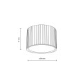 FERRO BLACK DOWNLIGHT+ GX53 11655 TK Lighting