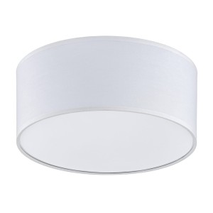 Lampa sufitowa RONDO gwint E27 moc 15W styl loftowy klosz abażur | biały 3330 TK Lighting