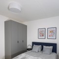 Lampa sufitowa RONDO gwint E27 moc 15W styl loftowy klosz abażur | biały 3330 TK Lighting