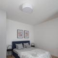 Lampa sufitowa RONDO gwint E27 moc 15W styl loftowy klosz abażur | biały 3330 TK Lighting