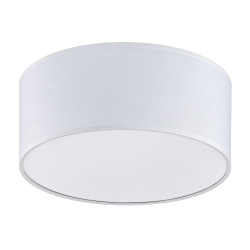 Lampa sufitowa RONDO gwint E27 moc 15W styl loftowy klosz abażur | biały 3331 TK Lighting