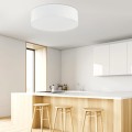 Lampa sufitowa RONDO gwint E27 moc 15W styl loftowy klosz abażur | biały 3331 TK Lighting
