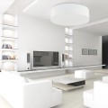 Lampa sufitowa RONDO gwint E27 moc 15W styl loftowy klosz abażur | biały 3331 TK Lighting
