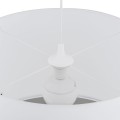 Lampa wisząca RONDO gwint E27 moc 15W styl klasyczny klosz abażur | biały 3460 TK Lighting