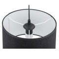 Lampa wisząca RONDO gwint E27 moc 15W styl klasyczny klosz abażur | czarny 3464 TK Lighting