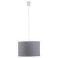 Lampa wisząca RONDO gwint E27 moc 15W styl klasyczny klosz abażur | biały 3463 TK Lighting