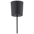 Lampa wisząca RONDO gwint E27 moc 15W styl klasyczny klosz abażur | czarny 3465 TK Lighting