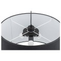 Lampa wisząca RONDO gwint E27 moc 15W styl klasyczny klosz abażur | czarny 3465 TK Lighting