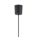 Lampa wisząca RONDO gwint E27 moc 15W styl klasyczny klosz abażur | czarny 3465 TK Lighting