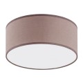 Lampa sufitowa RONDO gwint E27 moc 15W styl klasyczny klosz abażur | biały 3336 TK Lighting
