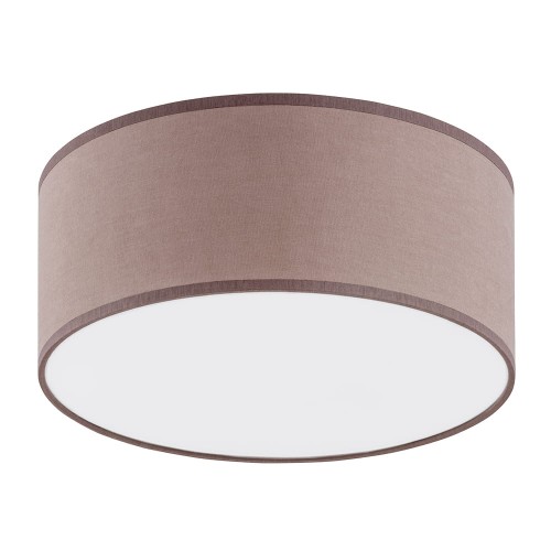 Lampa sufitowa RONDO gwint E27 moc 15W styl klasyczny klosz abażur | biały 3336 TK Lighting