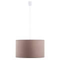 Lampa wisząca RONDO gwint E27 moc 15W styl klasyczny klosz abażur | biały 3467 TK Lighting