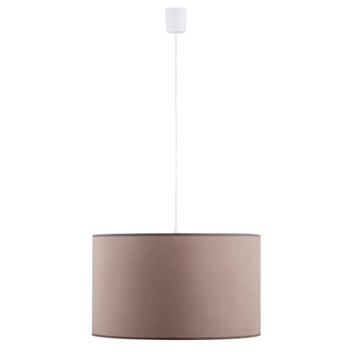 Lampa wisząca RONDO gwint E27 moc 15W styl klasyczny klosz abażur | biały 3467 TK Lighting