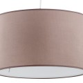 Lampa wisząca RONDO gwint E27 moc 15W styl klasyczny klosz abażur | biały 3467 TK Lighting