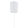 Lampa wisząca RONDO gwint E27 moc 15W styl klasyczny klosz abażur | biały 3467 TK Lighting