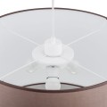 Lampa wisząca RONDO gwint E27 moc 15W styl klasyczny klosz abażur | biały 3467 TK Lighting