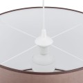 Lampa wisząca RONDO gwint E27 moc 15W styl klasyczny klosz abażur | biały 3466 TK Lighting