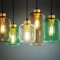 Lampa wisząca z wielokolorowymi kloszami do eleganckiego salonu MARCO GREEN 3328 TK Lighting