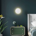 Kinkiet biały okrągły dekoracyjny 20cm LUNA NEW 6009 TK LIGHTING