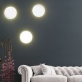 Kinkiet dekoracyjny do korytarza biały 30cm LUNA NEW 6010 TK LIGHTING