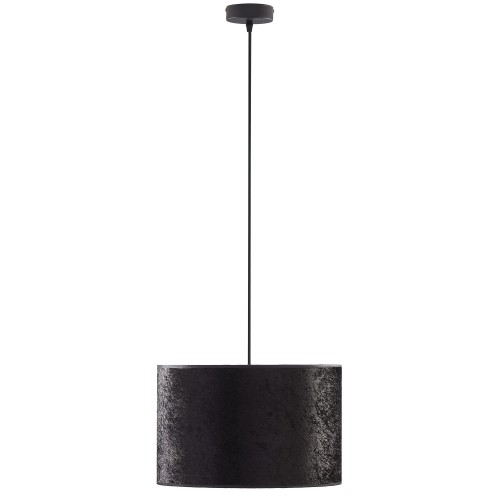 Lampa wisząca TERCINO gwint E27 moc 15W styl nowoczesny klosz abażur | czarny 6191 TK Lighting