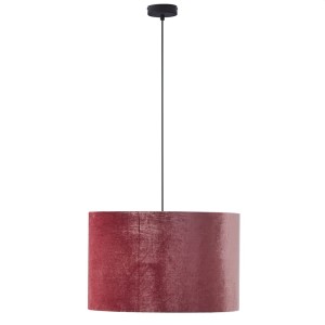 Lampa wisząca TERCINO gwint E27 moc 15W styl klasyczny klosz abażur | czarny 6164 TK Lighting